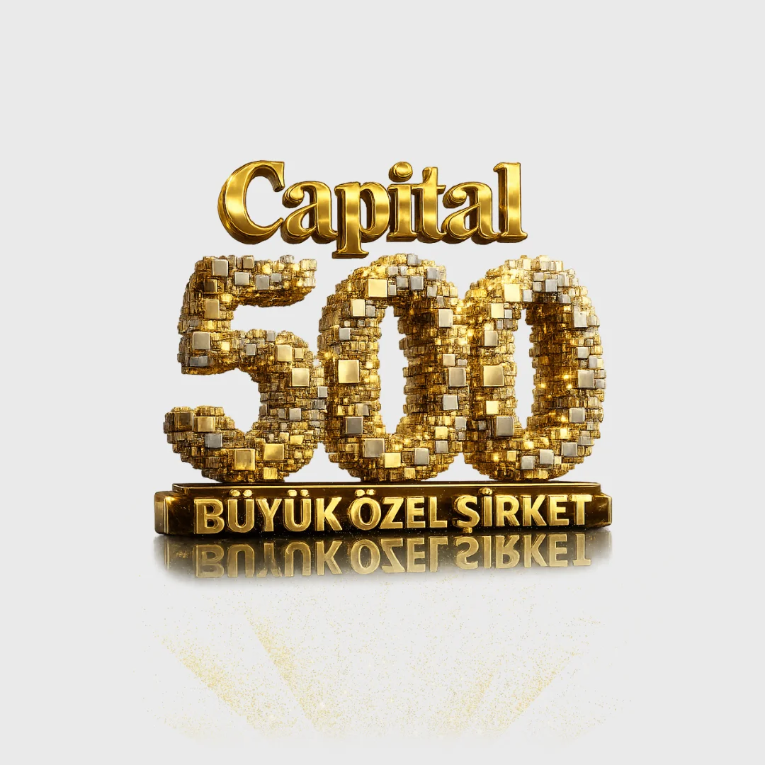 Türkiye'nin 500 Büyük Özel Şirketi arasında yerimizi aldık.